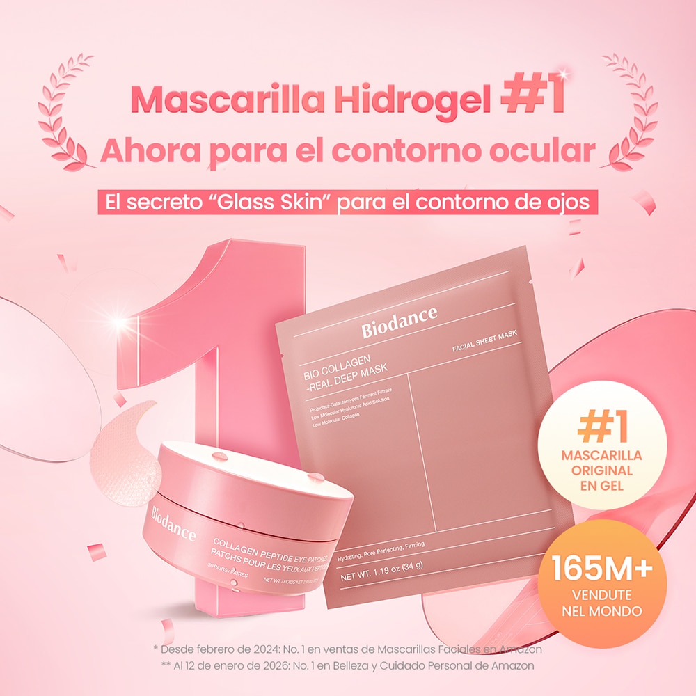 COLLAGEN PEPTIDE EYE PATCHES (PARCHES DE HIDROGEL PARA OJOS CON COL&Aacute;GENO Y P&Eacute;PTIDOS)